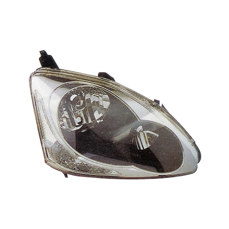 RH HEADLAMP ASSY COMPOSITE; 2DR HATCHBACK; W/O BULBS OR SOCKETS; CIVIC 04-05